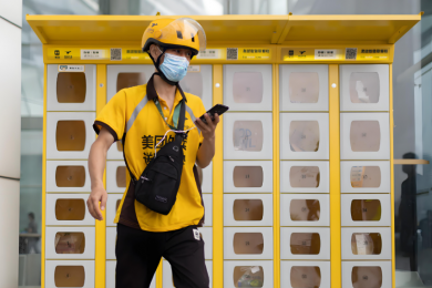 外賣騎手使用換電柜成為主流，千億換電市場(chǎng)悄然崛起